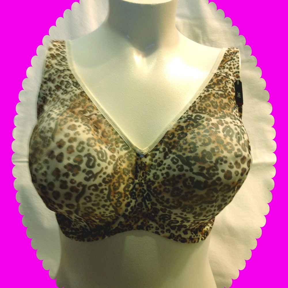 1st & Curve Animal Print Bra